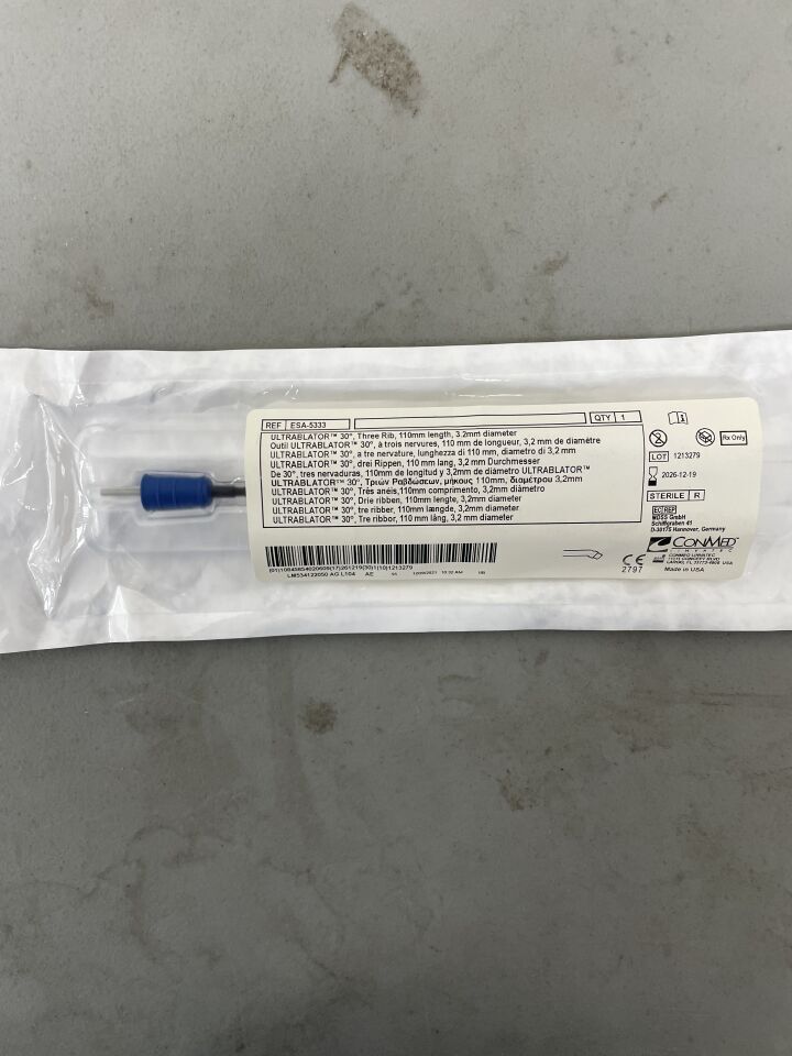 ESA-5333 - CONMED - Ultrablator 30 Degree, Three Rib 3.2mm x 110mm, (EA)