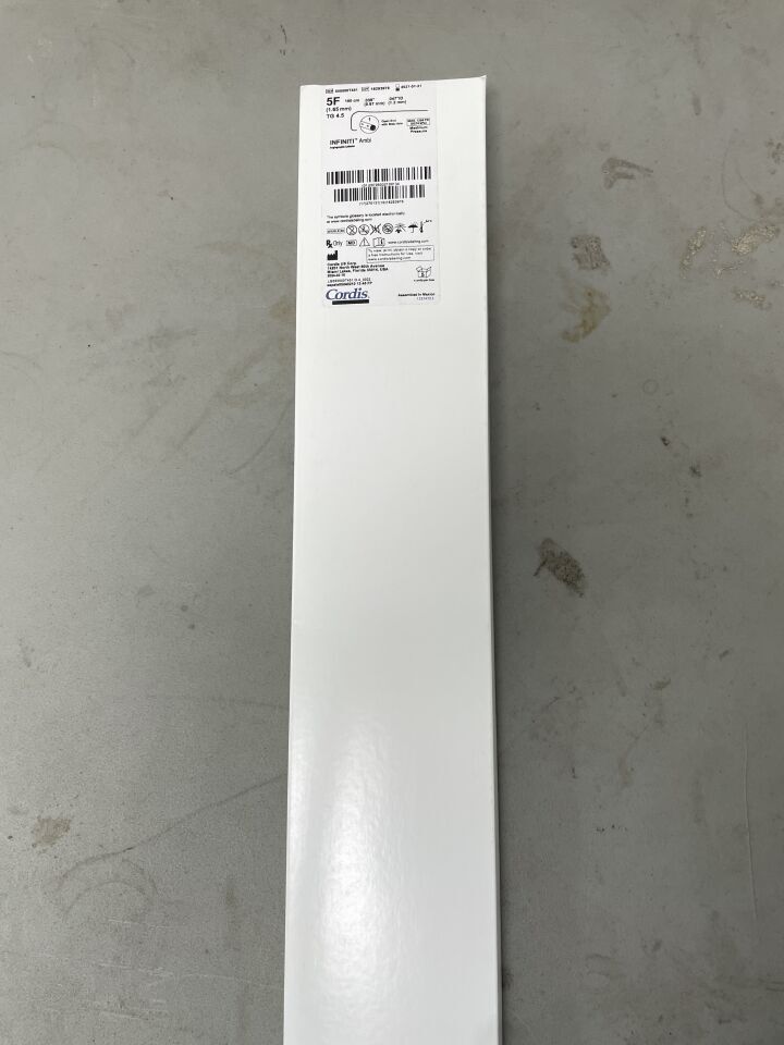 555500T451 - CORDIS - Infiniti Ambi Angiographic Catheter - TG 4.5 - 5Fr x .038" x 100cm, (BX/5)