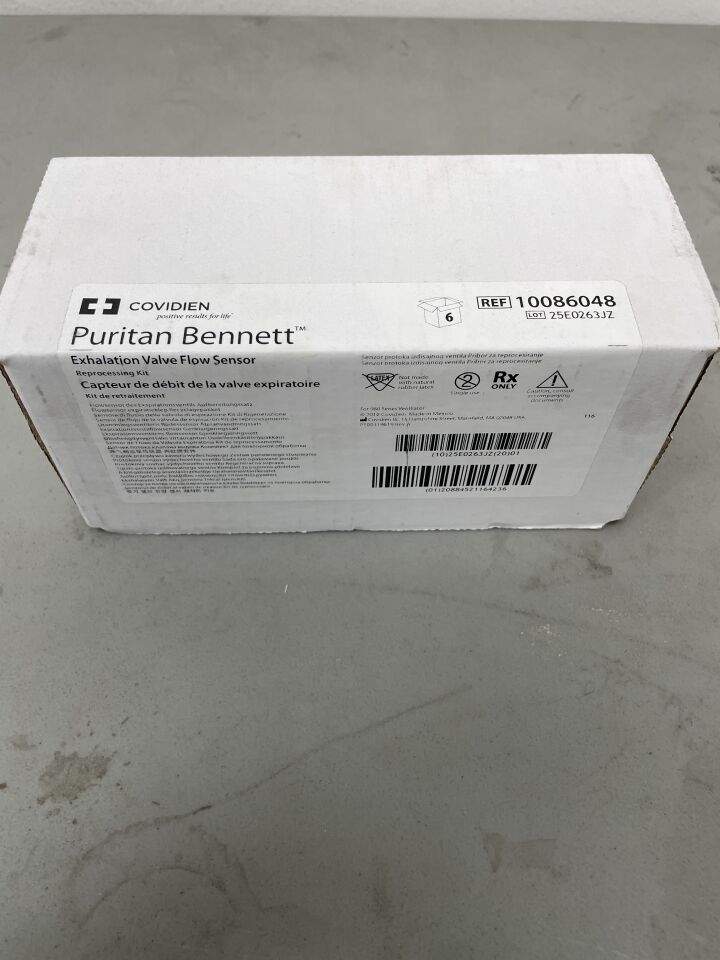 10086048 - COVIDIEN - Puritan Bennett Exhalation Valve Flow Sensor for 980 Series Ventilator, (BX/6)