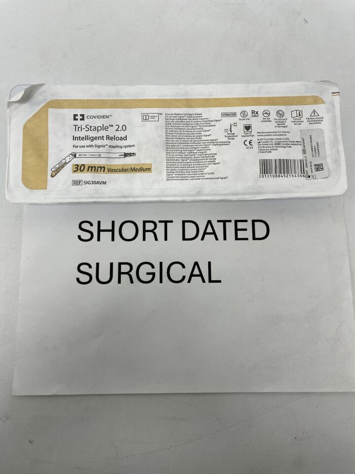 SIG30AVM - COVIDIEN - Tri-Staple 2.0 Intelligent Reload, 30mm, (EA)