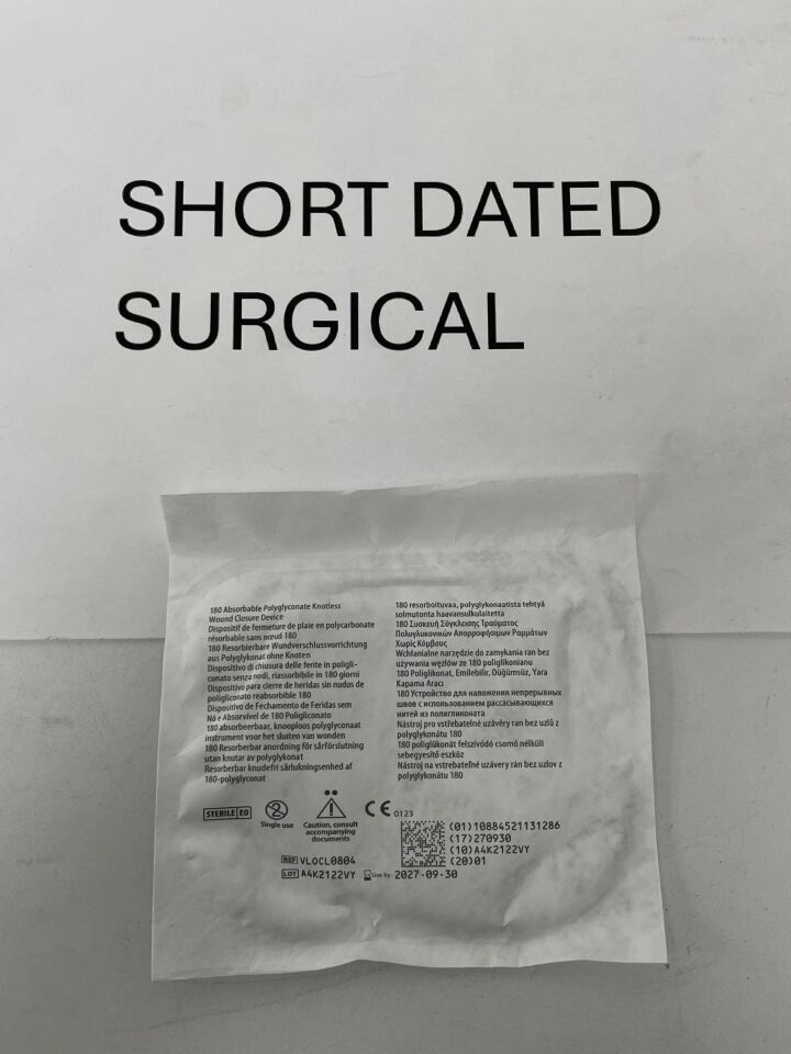 VLOCL0804 - COVIDIEN - V-Loc 180 Absorbable Wound Closure Device, Size 3-0, 6in length, CV-23 Needle, (EA)