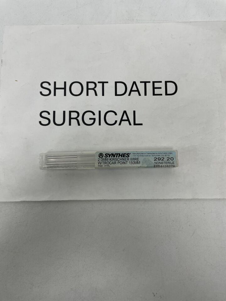 292.20 - DEPUY SYNTHES - Kirschner Wire with Trocar Point, 2 dia. x 150 mm Length (10 Per Pack), (EA)