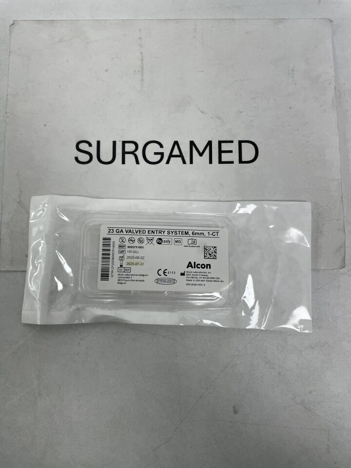 8065751800 - ALCON - 23G Valved Entry System, 6mm (1 Per Pack), (EA)