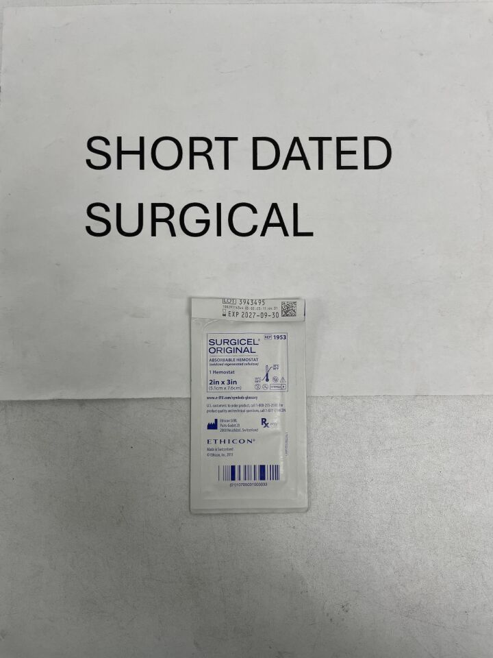1953 - ETHICON - Surgicel Original Absorbable Hemostat, 2 x 3 in., (EA)