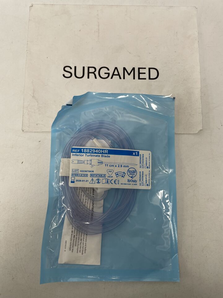 1882940HR - MEDTRONIC - Inferior Turbinate Blade, M4 Rotatable: 2.9mm, (EA)