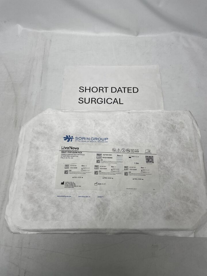 627451501 - LIVANOVA - Smart Perfusion Pack Hemoconcentrator, (EA)