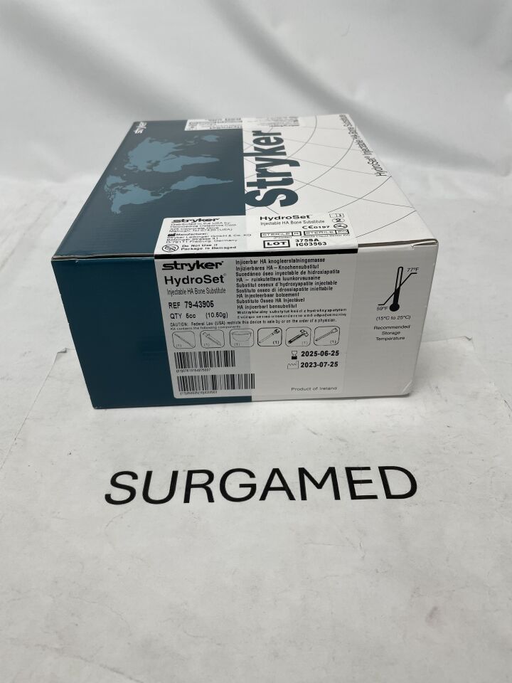 79-43905 - STRYKER - HydroSet Injectable Bone Cement, 5 cc, (BX)