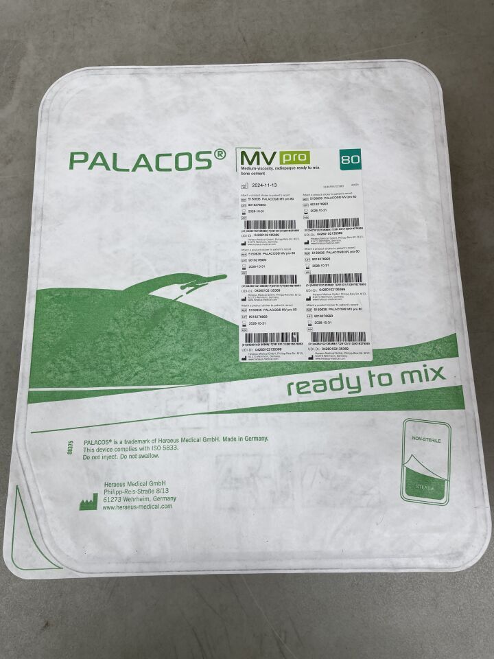 5150635 - HERAEUS MEDICAL - PALACOS MV Pro 80, (EA)