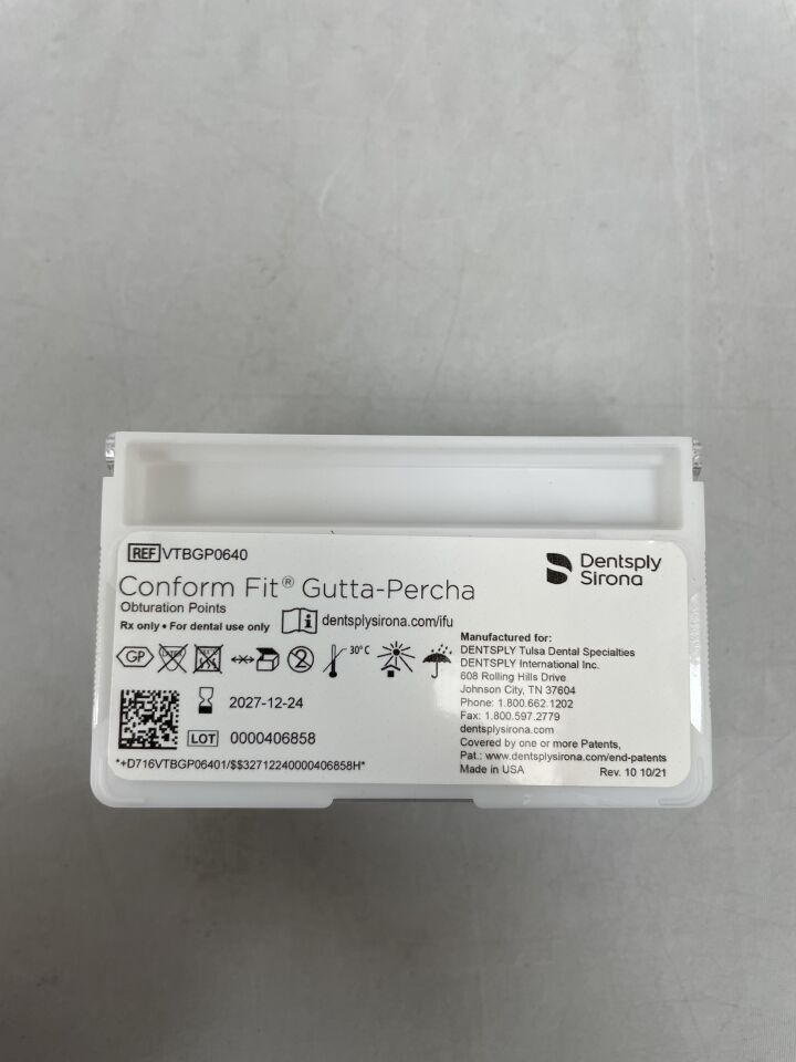 VTBGP0640 - DENTSPLY SIRONA - Conform Fit, Gutta-Percha, (EA)