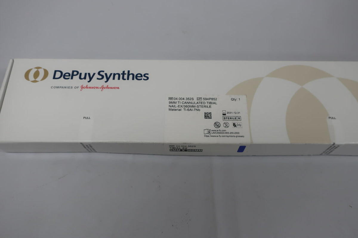 04.004.352S - DEPUY SYNTHES - 9mm ti cannulated tibial nail-ex/360mm-sterile, (BX)