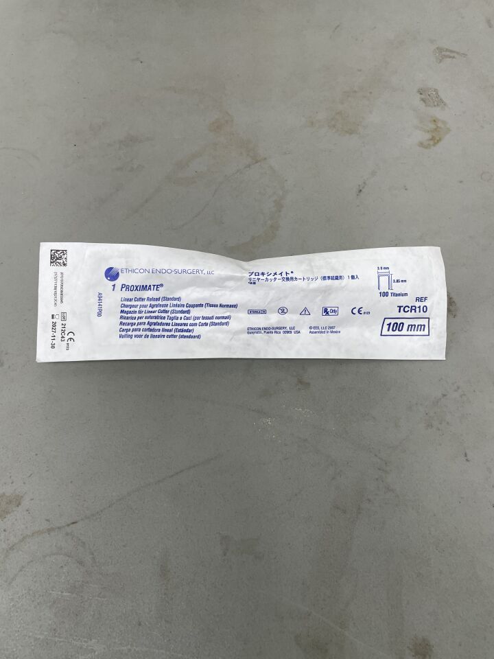 TCR10 - ETHICON - Proximate Linear Cutter Cartridge, Blue, 100 mm Size, (EA)
