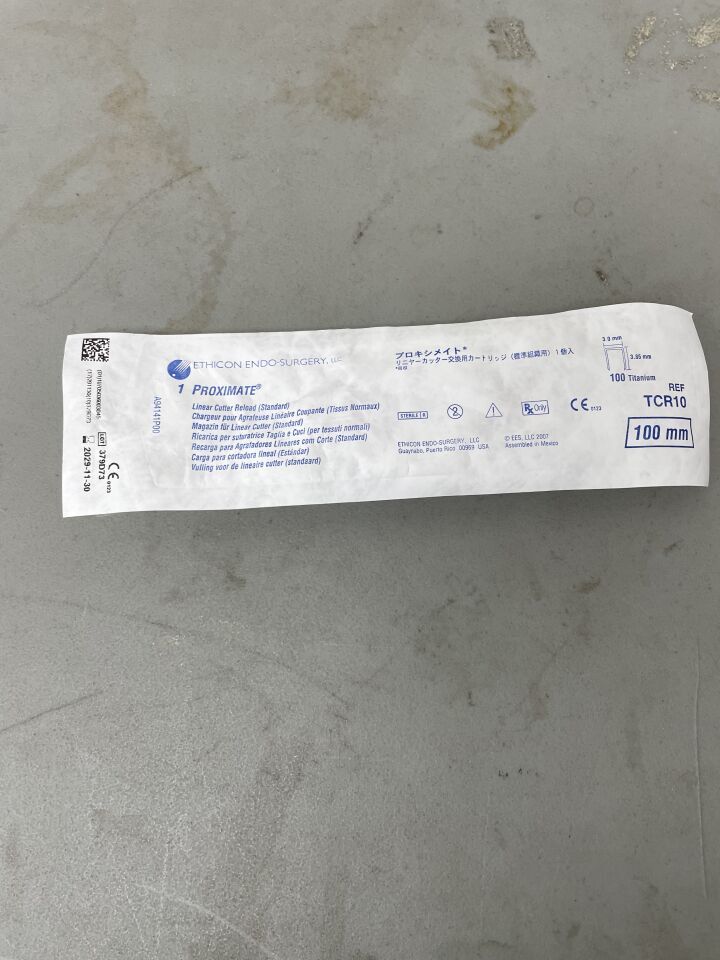 TCR10 - ETHICON - Proximate Linear Cutter Cartridge, Blue, 100 mm Size, (EA)