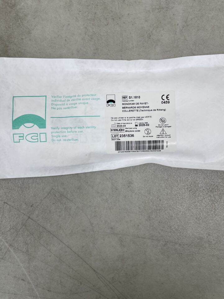 S1.1810 - FCI - Self-Threading Monoka 3mm Medium Collarette, Silicone, (EA)