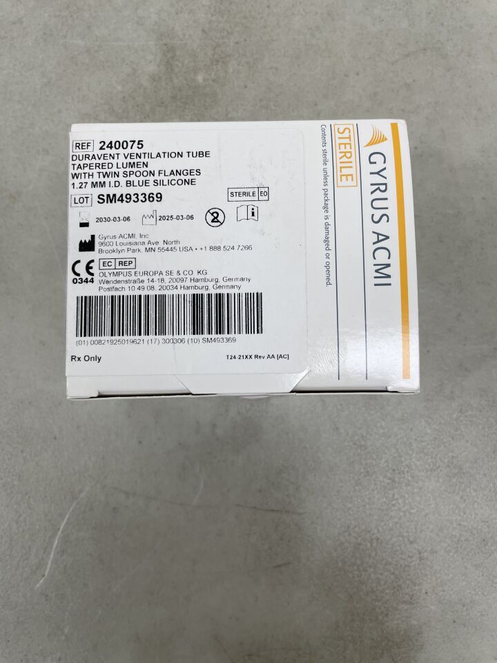 240075 - GYRUS - DuraVent Ventilation Tube, 1.27mm (2 Per Pack), (BX/6)
