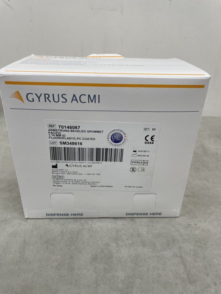 70146067 - GYRUS - Armstrong Beveled Grommet Pacific, 1.14mm inner diameter, (BX/60)