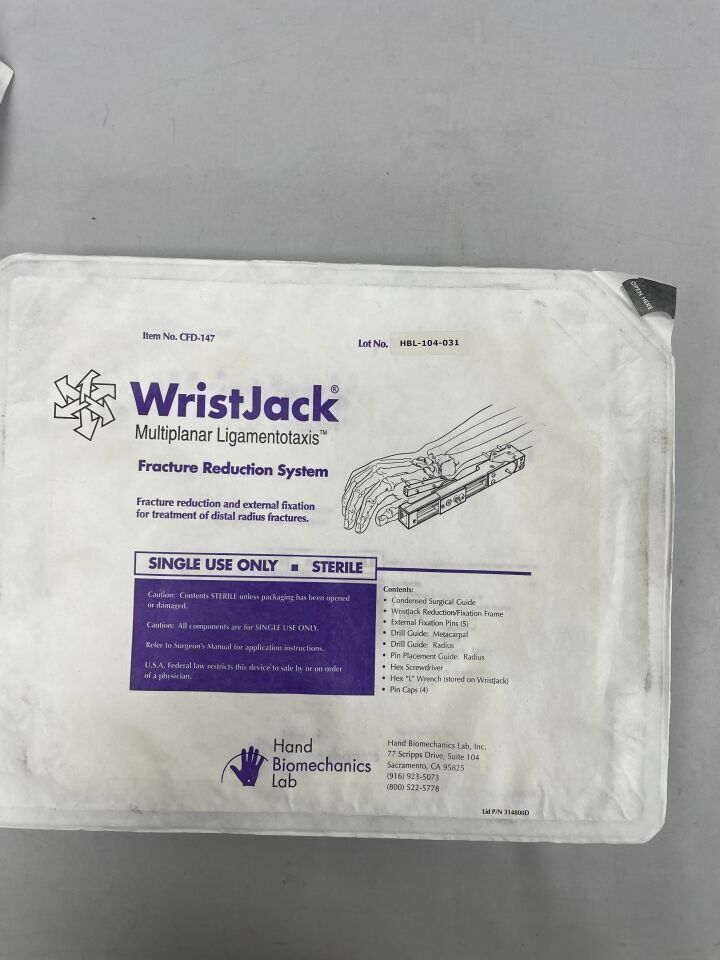 HBL-104-031 - HAND BIOMECHANICS - WristJack, Multiplanar Ligamentotaxis, Fracture Reduction System, (EA)