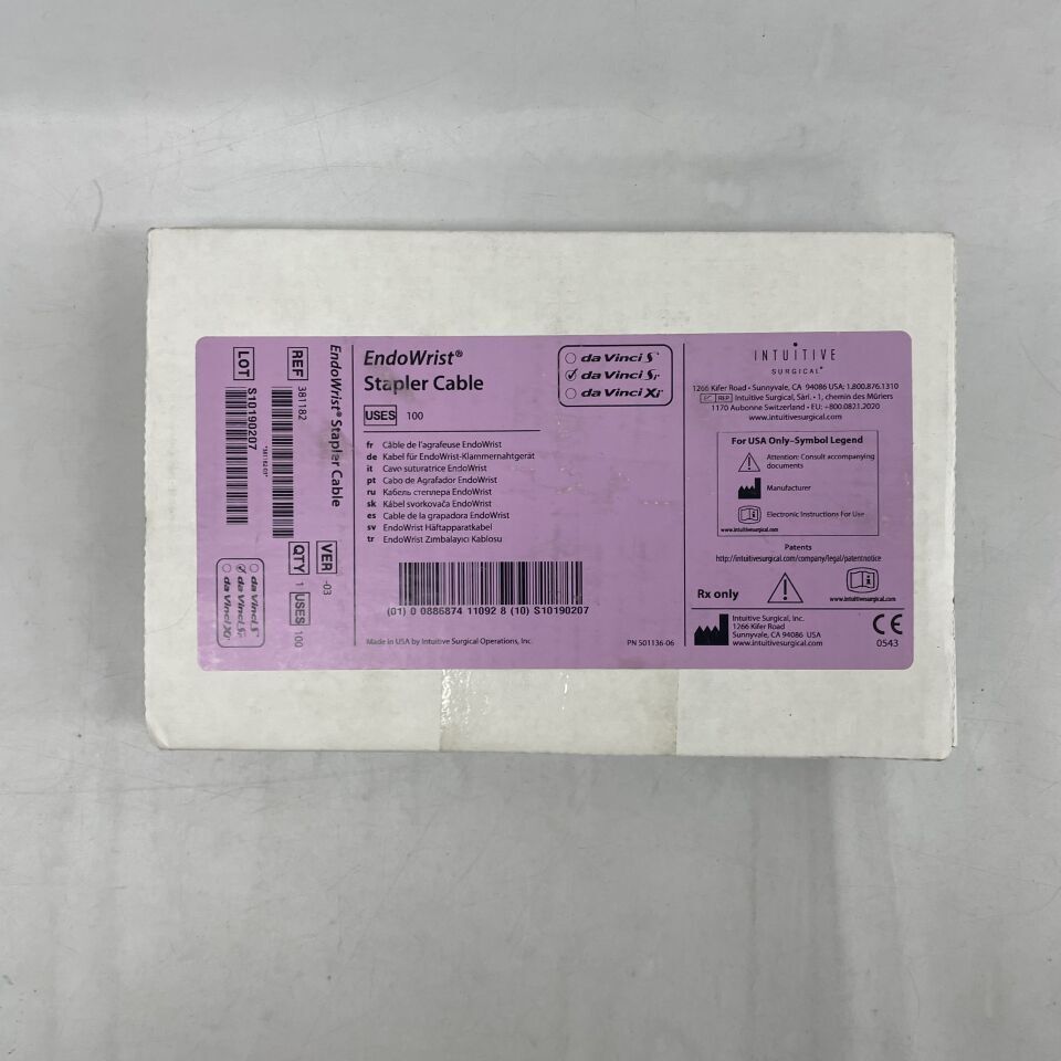 381182 - INTUITIVE SURGICAL - Da Vinci SI EndoWrist Stapler Cable, (BX)