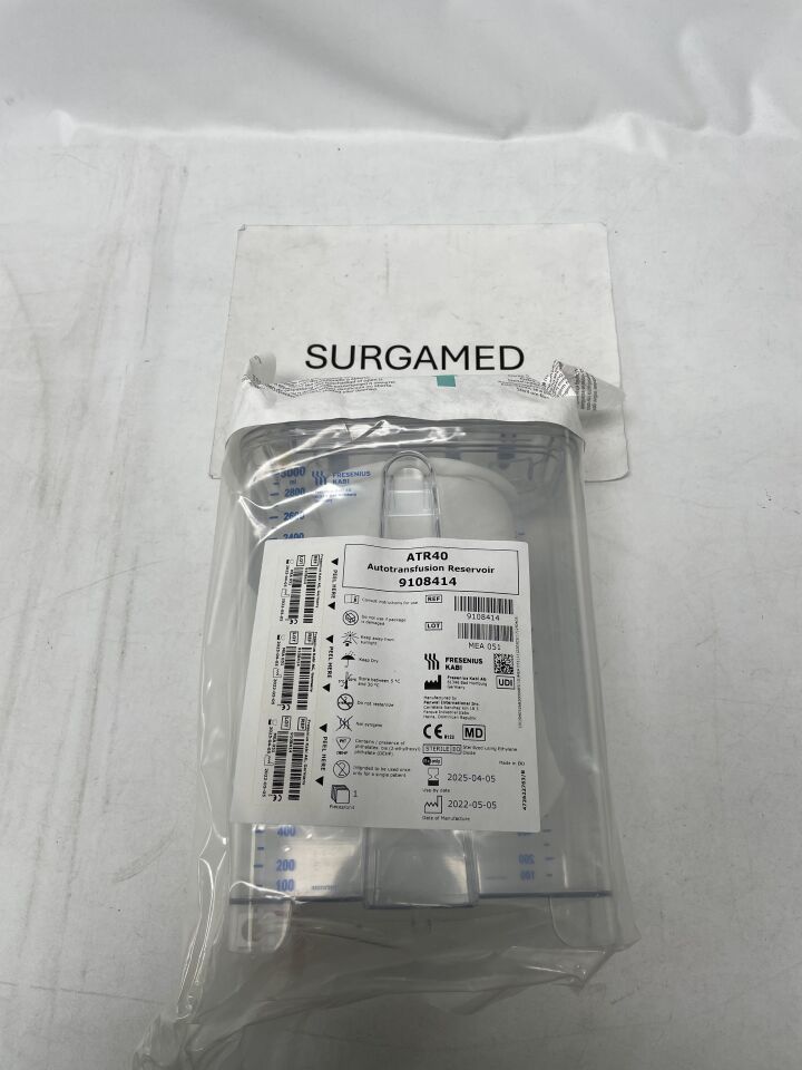 9108414 - FRESENIUS - ATR40 Autotransfusion Collection Reservoir, (EA)