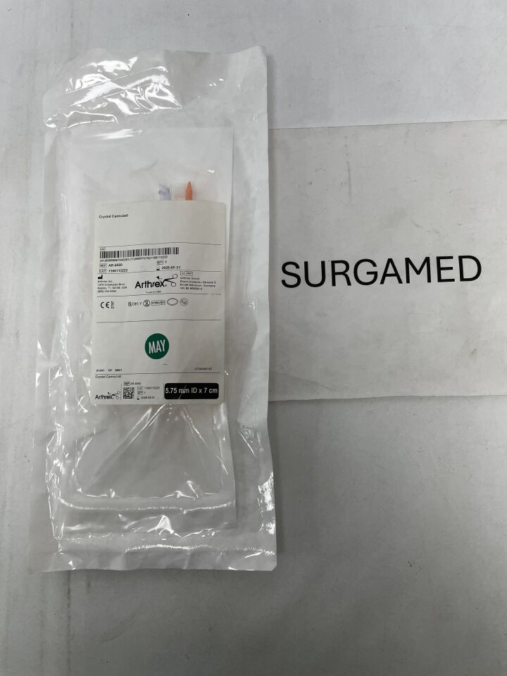 AR-6560 - ARTHREX - Crystal Cannula: 5.75mm x 7cm, (EA)