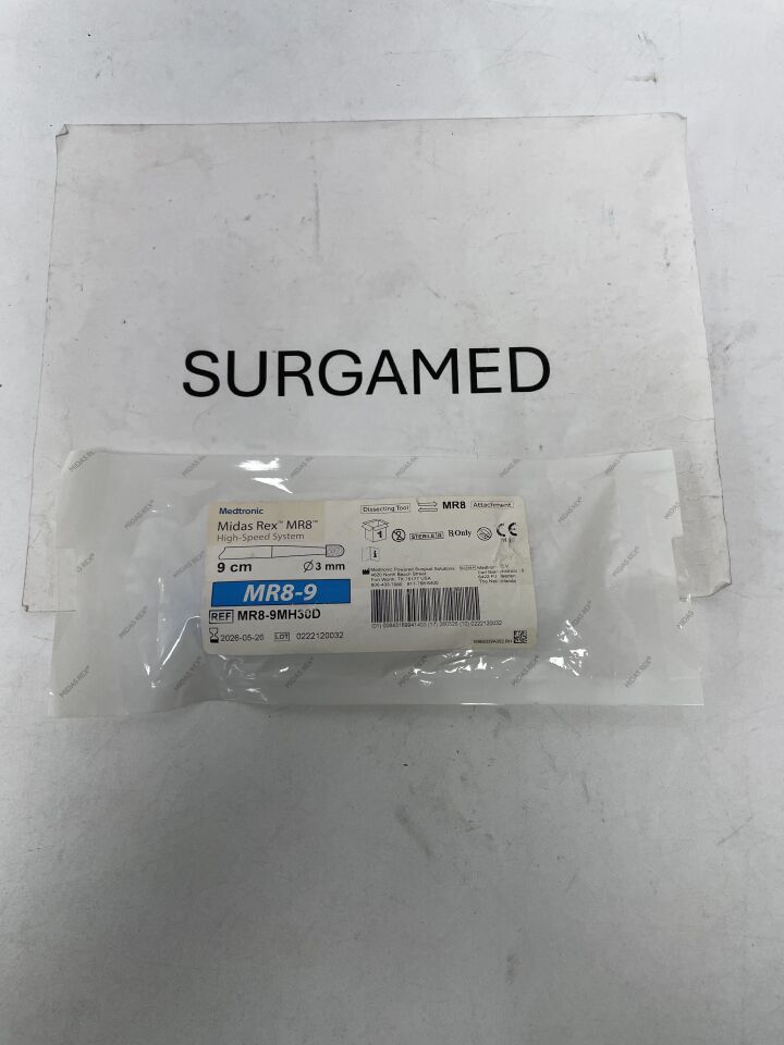 MR8-9MH30D - MEDTRONIC - Midas Rex MR8 High-Speed Surgical Tool, Match Head Diamond Cutting Burr, 9cm x 3mm, (EA)
