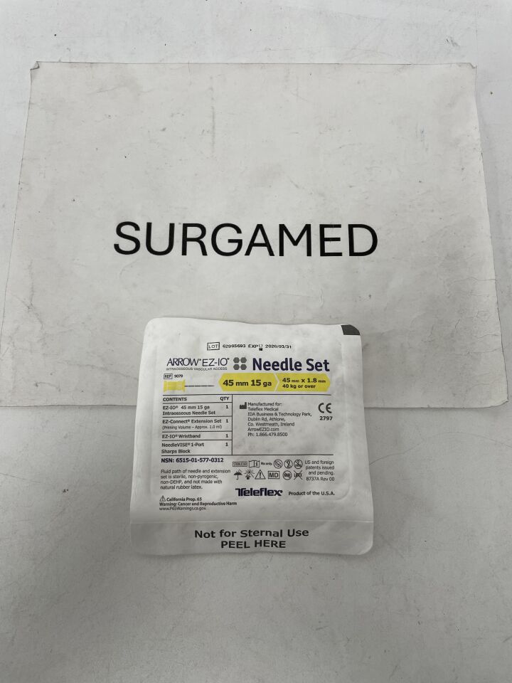 9079 - TELEFLEX - Arrow EZ-IO Needle Set 45mm x 15G, (EA)