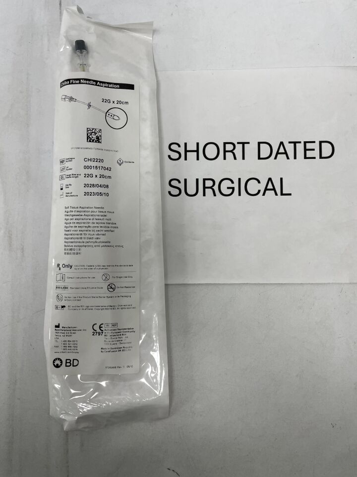 CHI2220 - BARD - Chiba Fine Needle Aspiration (FNA) - 22G x 20cm, (EA)