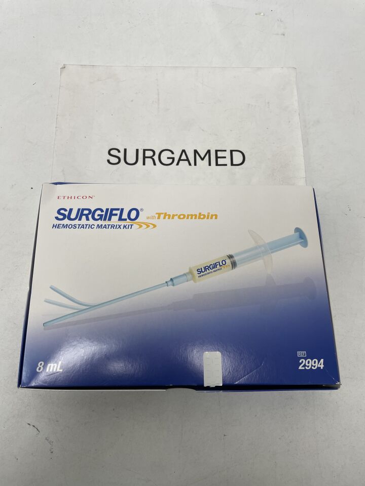 2994 - ETHICON - Surgiflo Hemostatic Matrix Kit with Thrombin (fully sterile), 8 mL, (BX/1)