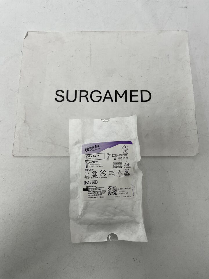 0672010 - BARD - PowerLoc Safety Infusion Set w/Y-Site 20G x 1", (EA)