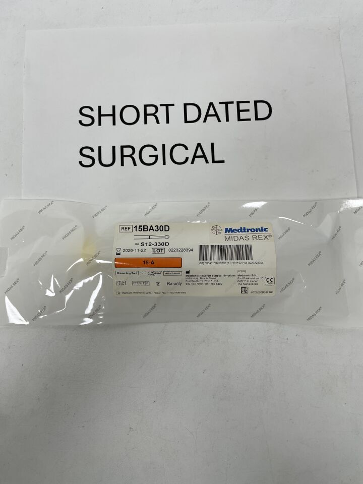 15BA30D - MEDTRONIC - Midas Rex 15-A Dissecting Tool S12-330D, (EA)
