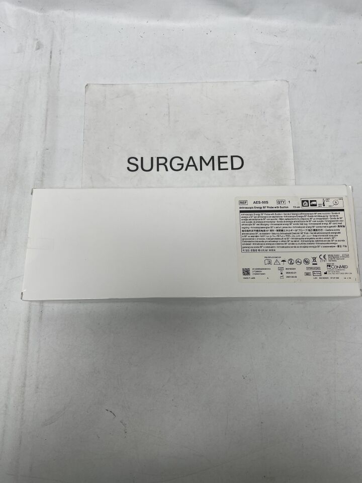 AES-50S - CONMED - EDGE Arthroscopic Energy 50 Degree Probe with Suction, (BX/1)