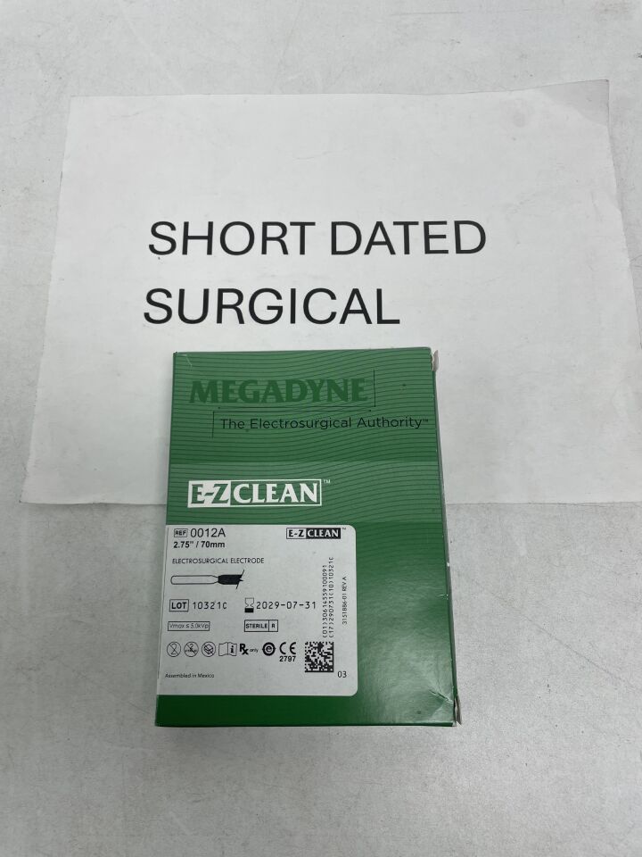 0012A - MEGADYNE - E-Z Clean X-Long Standard Blade Electrode, 2.75", (BX/12)