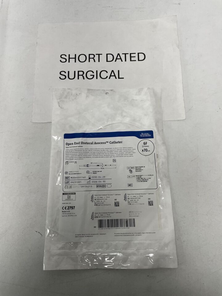 405116 - BOSTON SCIENTIFIC - Open End Ureteral Axxcess Ureteral Catheter 6F, (EA)