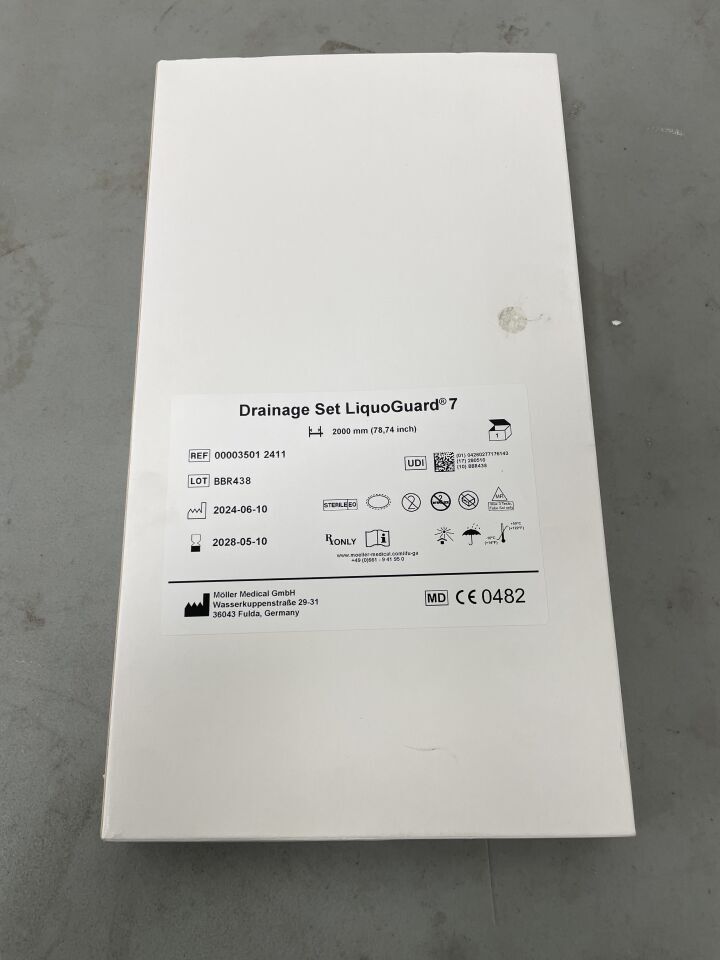 00003501 2411 - MOLLER MEDICAL - Drainage Set LiquoGuard 7, 2000mm, (BX/1)