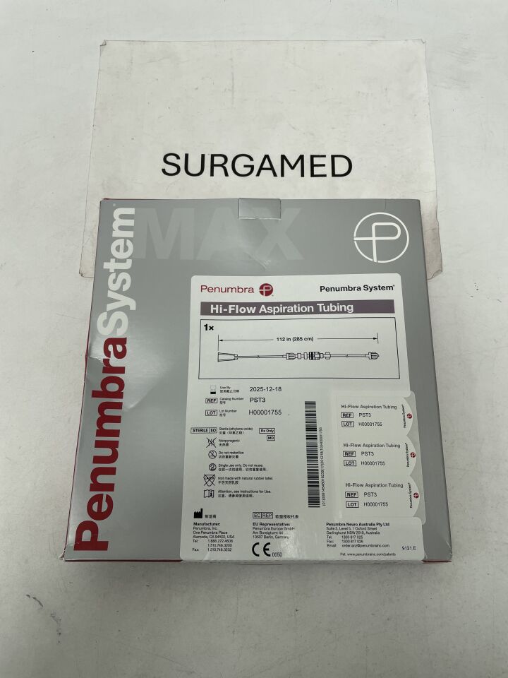 PST3 - PENUMBRA - Penumbra System Hi-Flow Aspiration Tubing - 285cm, (BX/1)