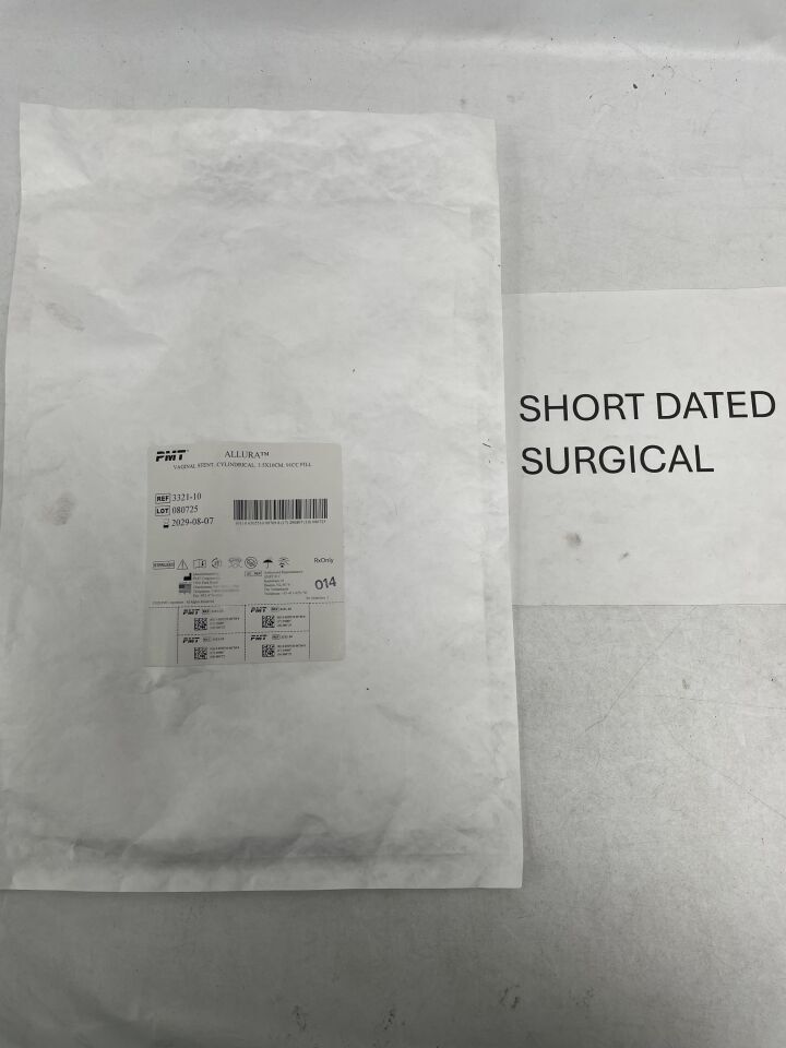 3321-10 - PMT - ALLURA Vaginal Stent - 3.5 x 10cm, 91cc, (EA)