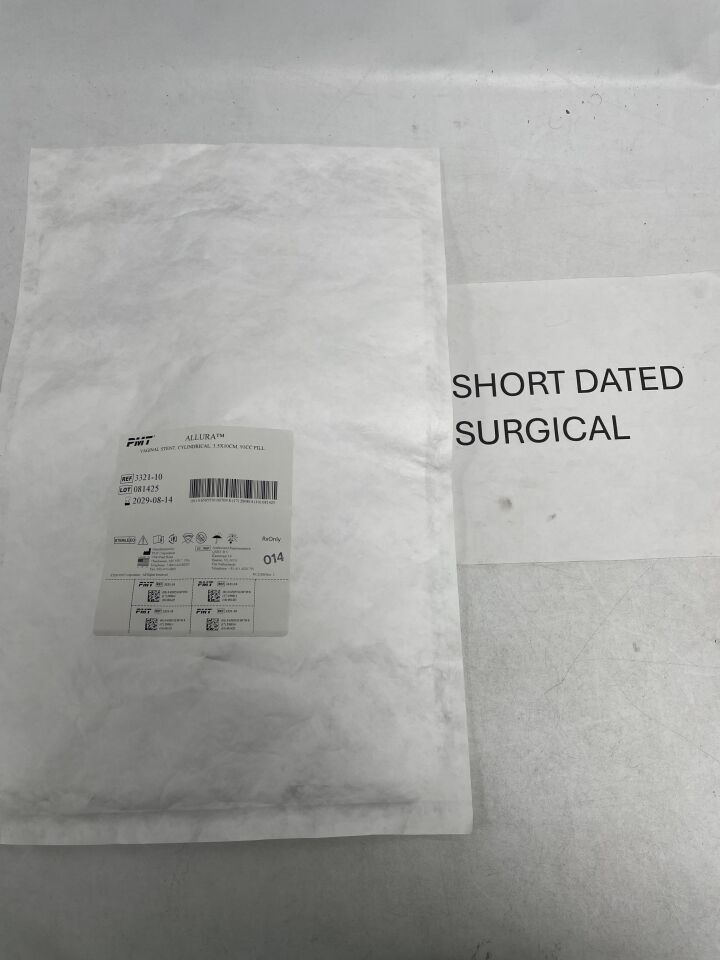 3321-10 - PMT - ALLURA Vaginal Stent - 3.5 x 10cm, 91cc, (EA)
