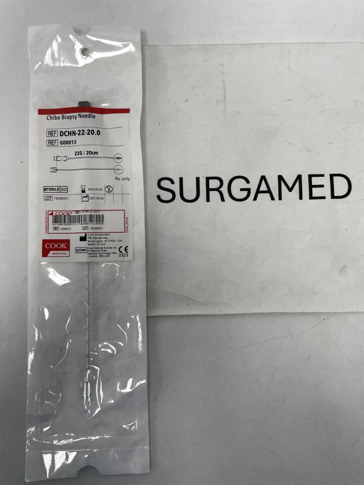 G00013 - COOK - Chiba Biopsy Needle - 22G x 20cm, (EA)