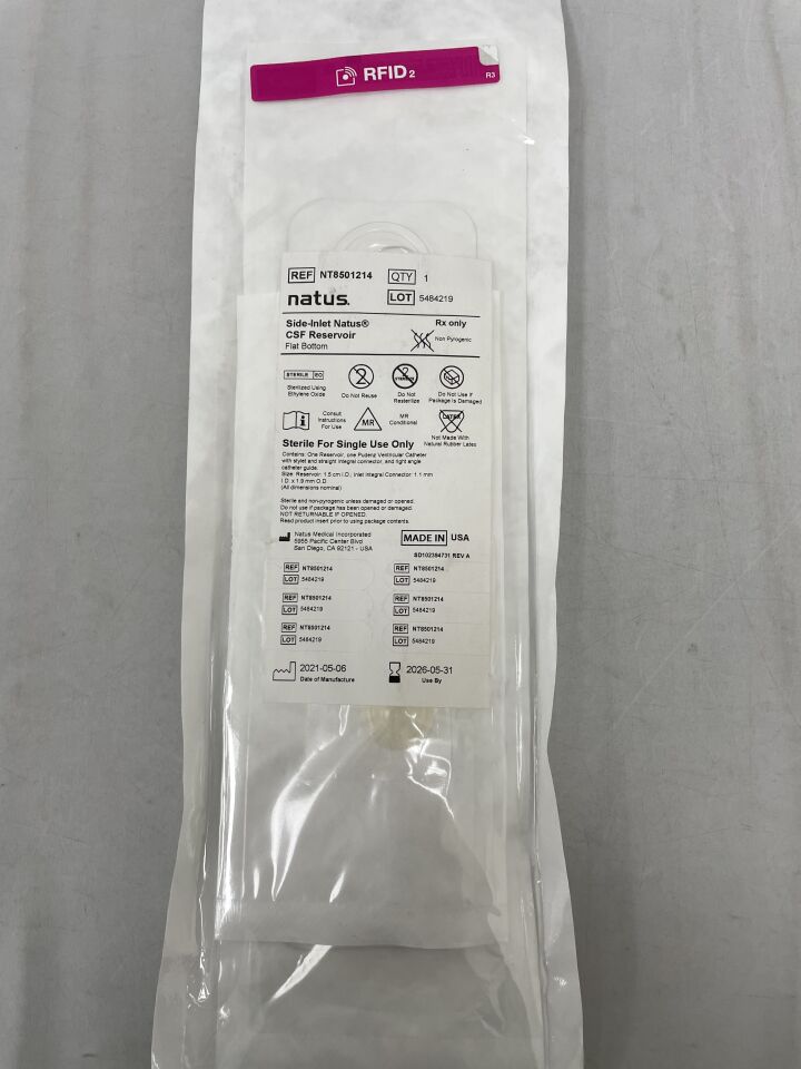 NT8501214 - NATUS - Side-Inlet Reservoir 1.5cm, Flat Bottom 0.31ml, (EA)