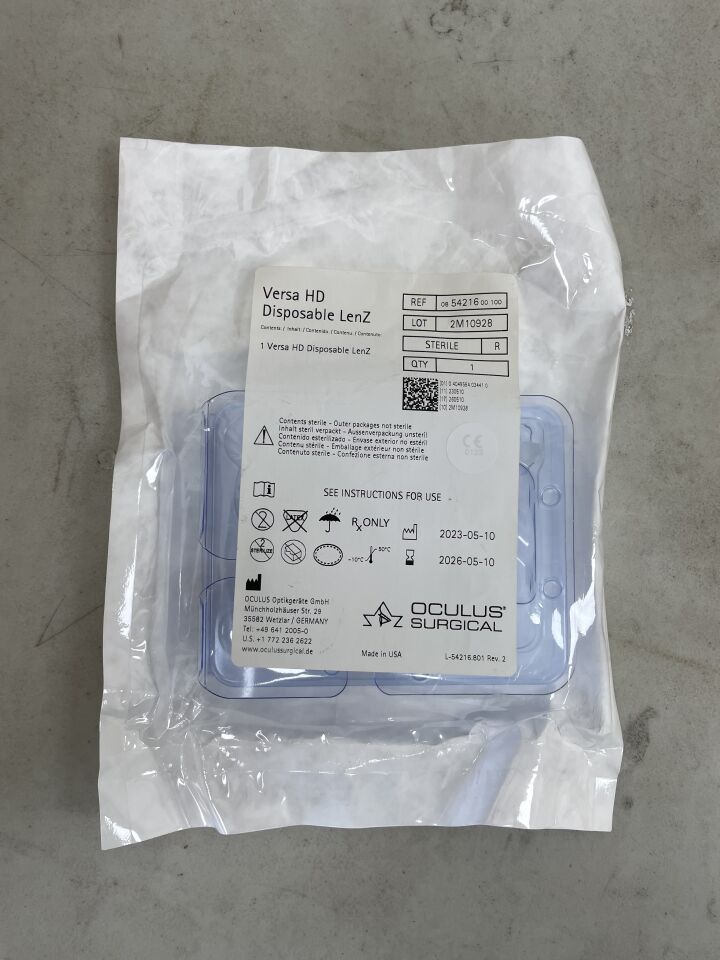 54216 - OCULUS SURGICAL - VERSA HD Disposable LenZ, (EA)