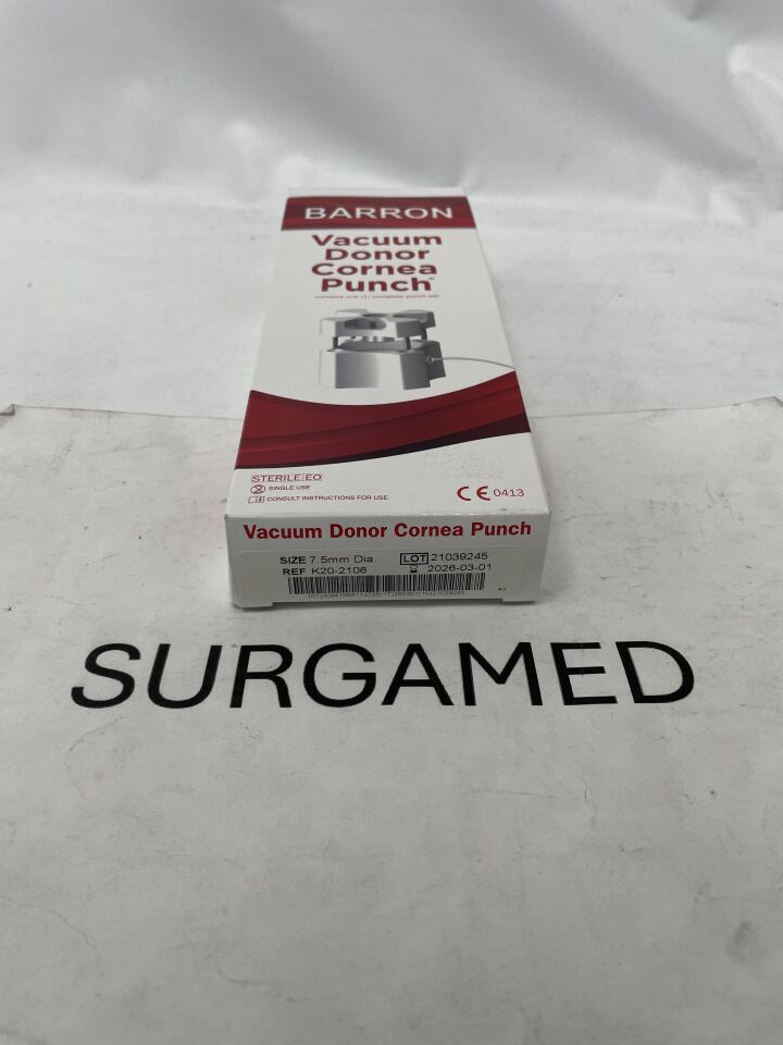 K20-2106 - KATENA - Barron Vacuum Donor Cornea Punch 7.5mm, (BX/1)
