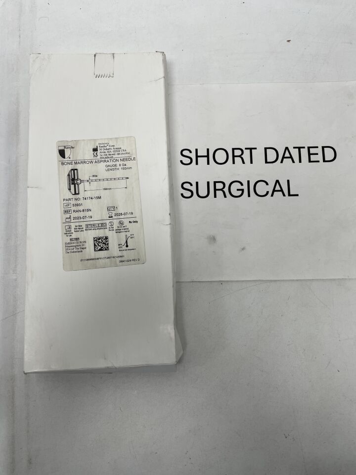 RAN-815N - RANFAC - Bone Marrow Aspiration Needle - 8G x 150mm, (BX/1)