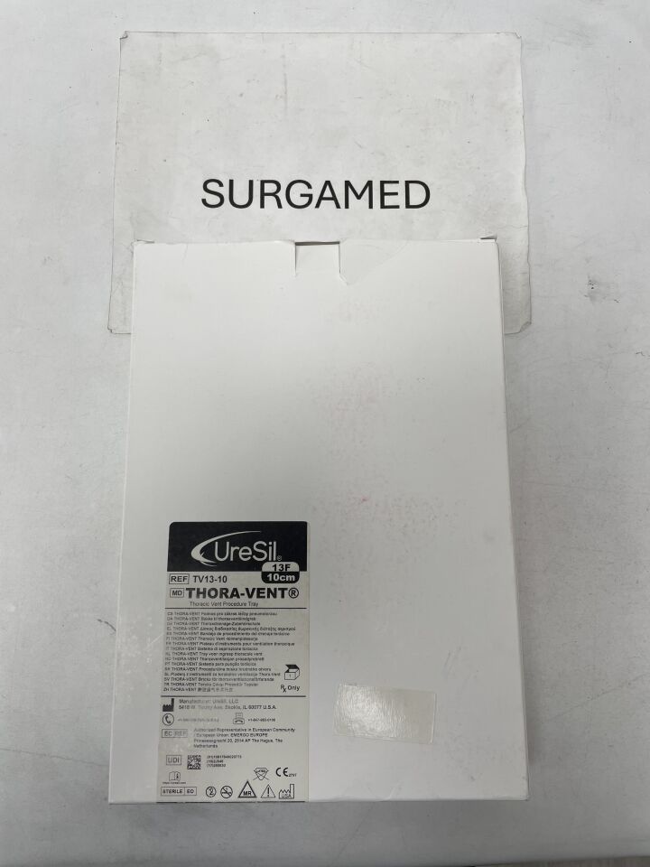 TV13-10 - URESIL - Thora-Vent Thoracic Vent Procedure Tray 13F/10cm, (BX/1)