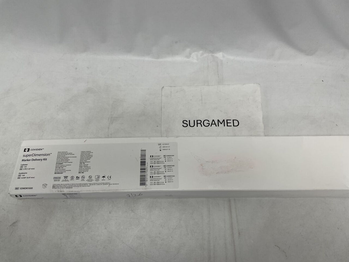 SDMDK1000 - COVIDIEN - superDimension Marker Delivery Kit - 5Fr x 125cm (Catheter), .038" x 150cm (Guidewire) (L), (BX/1)