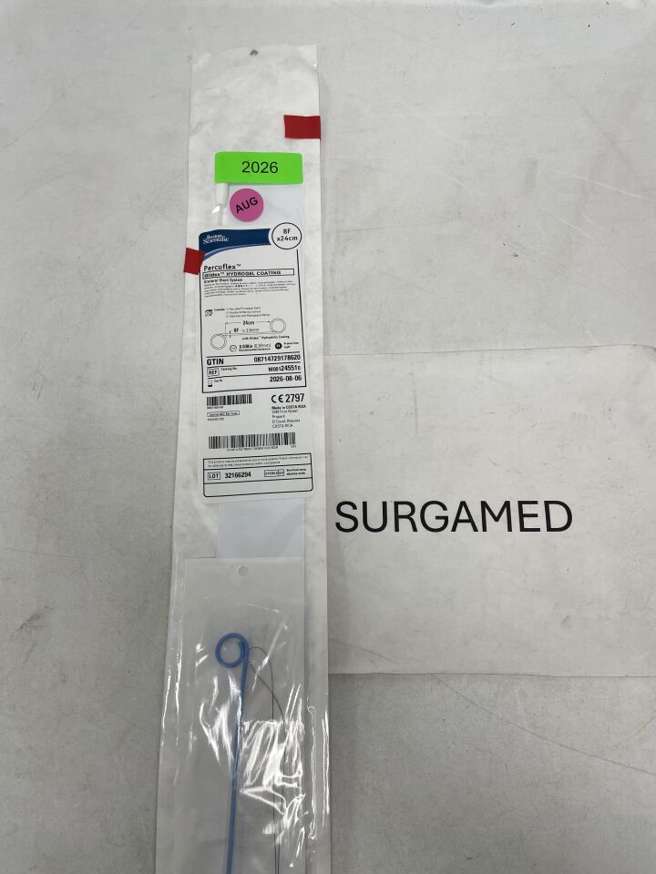 24551 - BOSTON SCIENTIFIC - Percuflex Ureteral Stent System - 8Fr x 24cm (L), (EA)