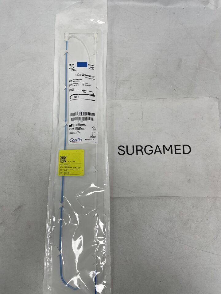 403-8553R - CORDIS - Vista Brite Tip IG Introducer Guide - RDC 1 - 8Fr x 55cm x .035" (L), (EA)