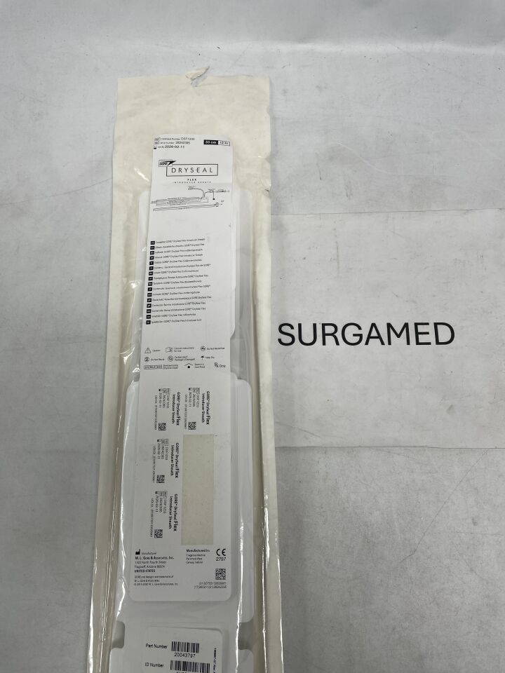 DSF1233 - GORE - DrySeal Flex Sheath with Hydrophilic Coating: 12F x 33cm, (EA)