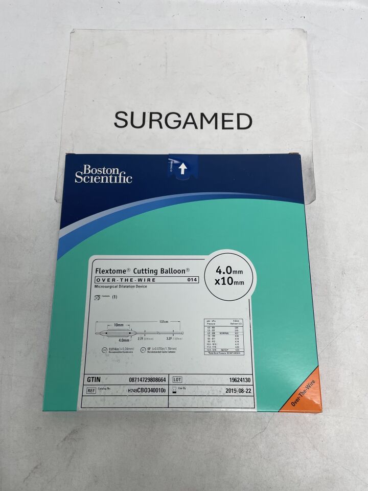 CBO340010 - BOSTON SCIENTIFIC - Flextome Cutting Balloon Microsurgical Dilatation Device - OTW - 4.0mm x 10mm, (BX/1)