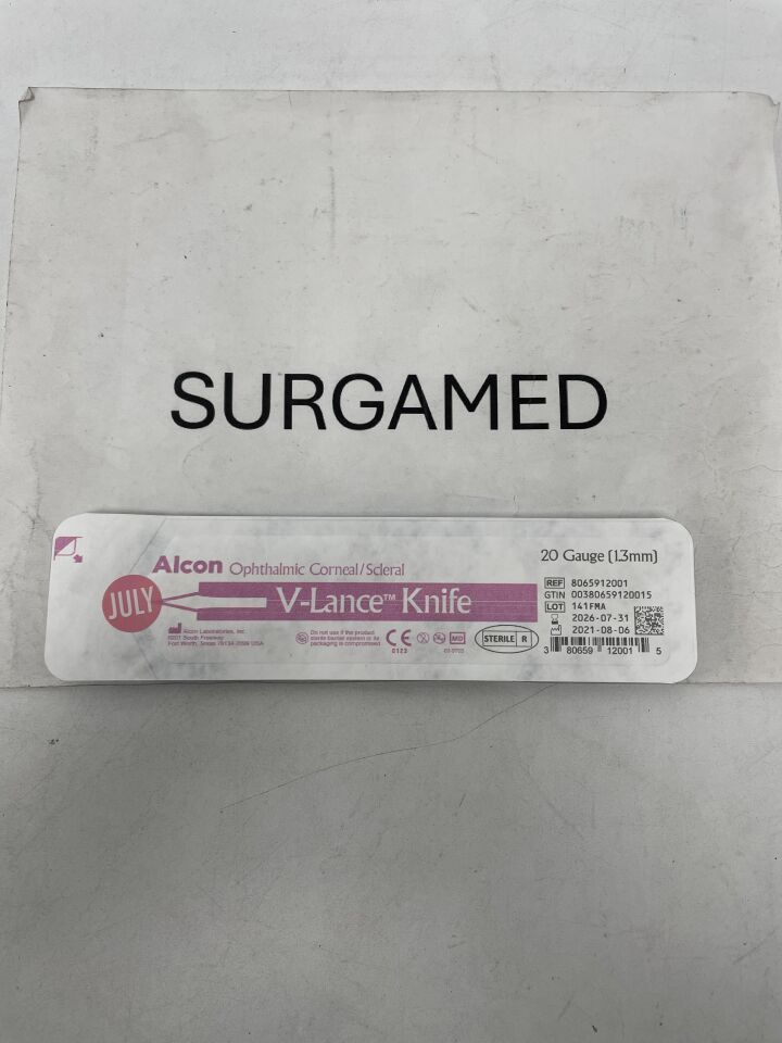 8065912001 - ALCON - Ophthalmic Corneal/Scleral V-Lance Knife, 20G, (EA)