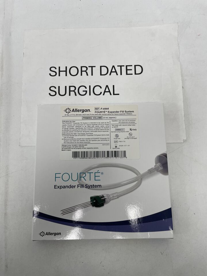 F-4444 - ALLERGAN - Natrelle Fourte Expander Fill System, 21G x 1.7 in. Needle Length, (BX/1)