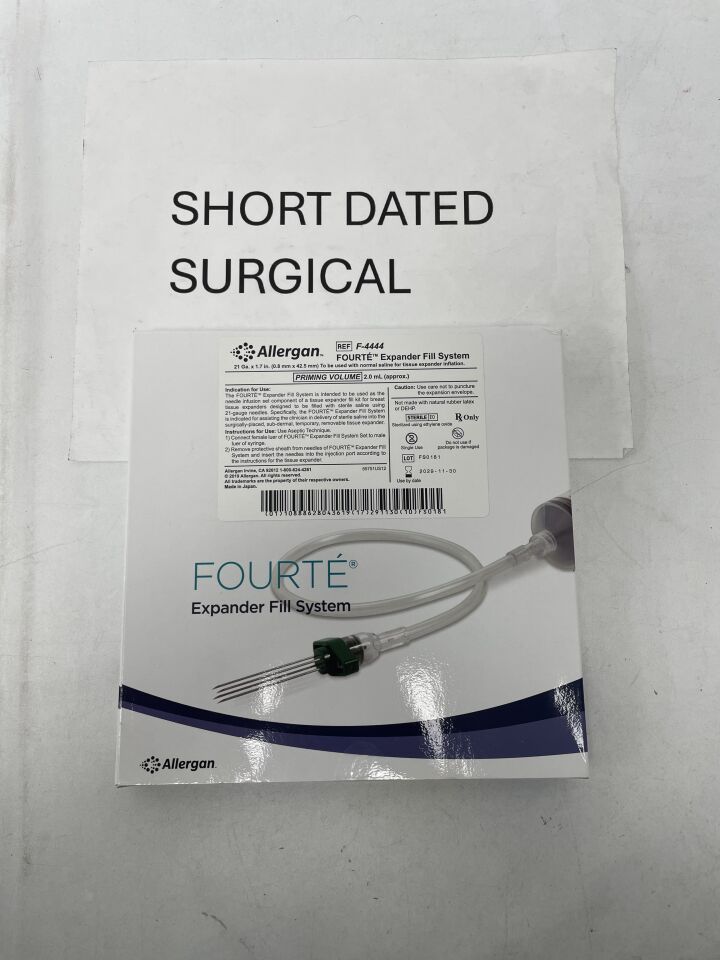 F-4444 - ALLERGAN - Natrelle Fourte Expander Fill System, 21G x 1.7 in. Needle Length, (BX/1)